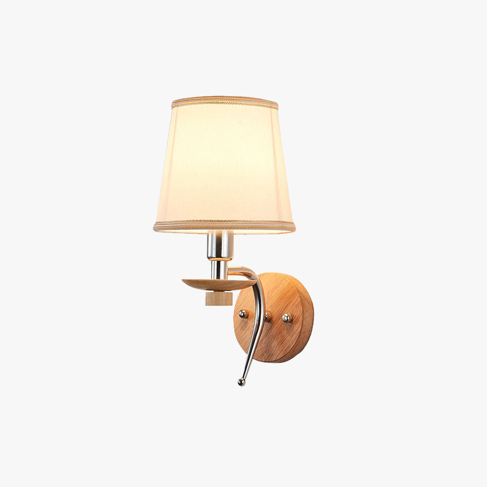 Tiffany Moderno LED Geometrica Metallo Legno Vanità Applique Camera da Letto/Bagno