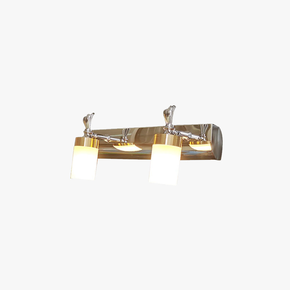 Arisha Moderno Classico LED Applique Metallo Acrilico Oro Specchio Bagno/Camera da Letto