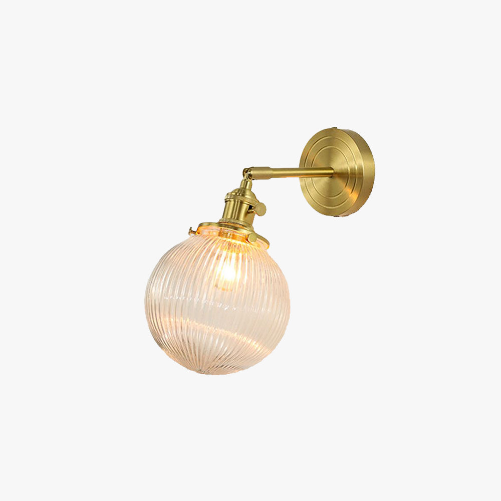 Valentina Moderno Classico LED Applique Metallo Oro Specchio Bagno/Soggiorno/Camera da Letto