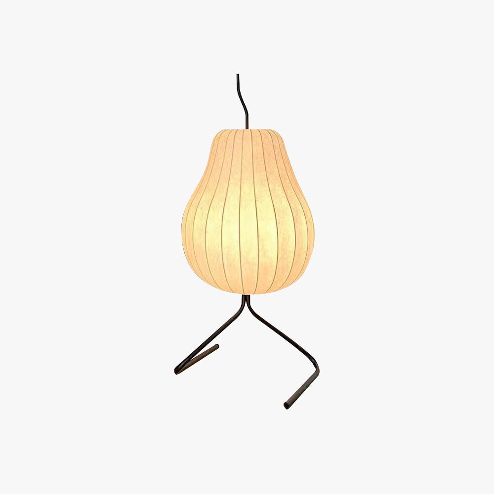 Ritta Soggiorno Tessuto/Metallo Lampade da Terra A Forma di Pera