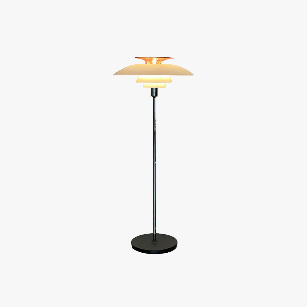 Mira Moderne Disco Volante LED Lampade da Terra Metallo/Acrilico