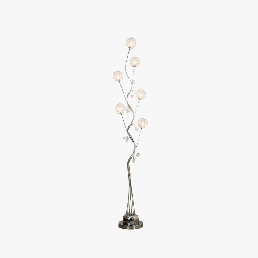 Arisha Moderni LED Lampade da Terra Metallo Bianco Fiore Speciale Soggiorno/Camera da Letto/Sala Studio