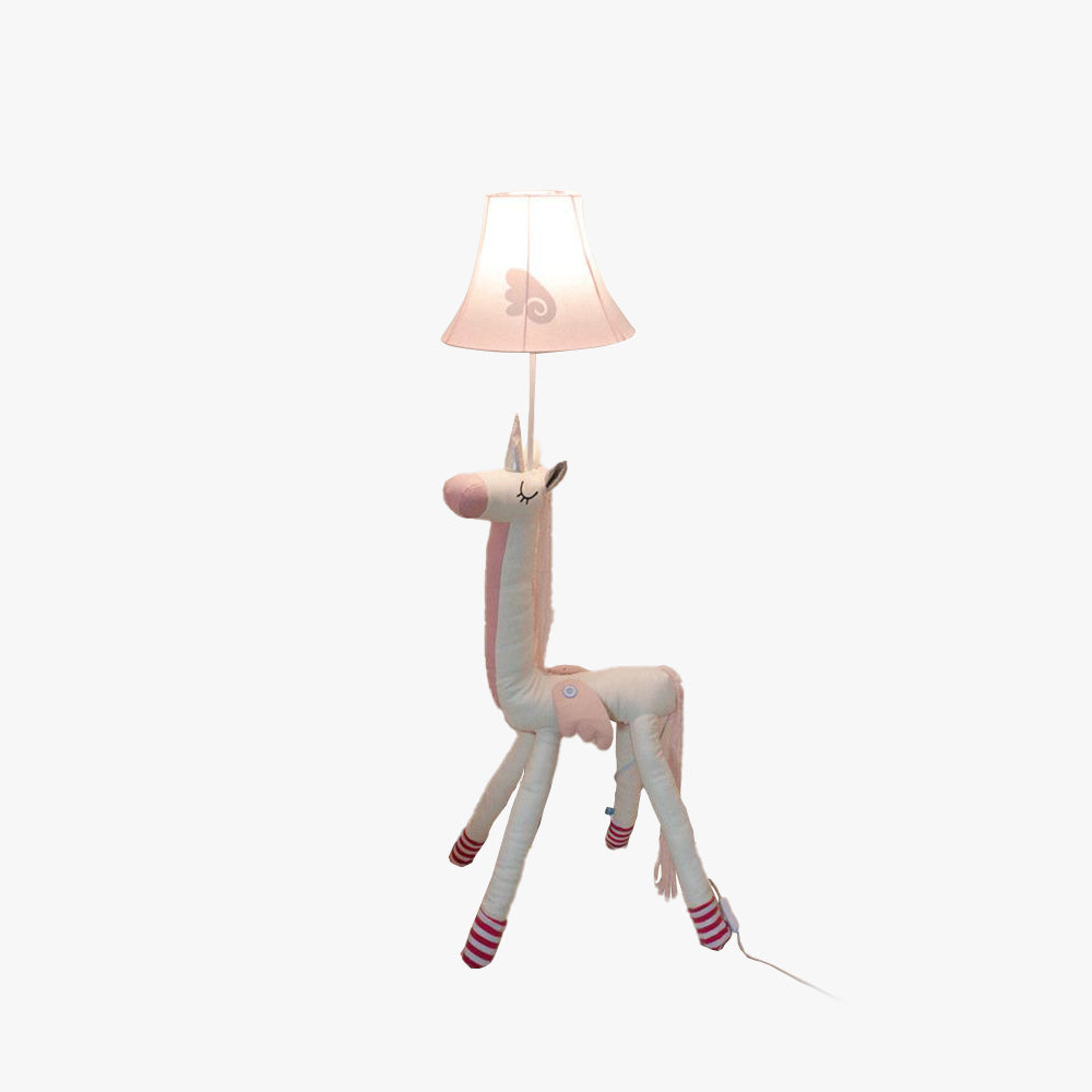 Arisha Lampade da Terra Metallo LED Rosa
