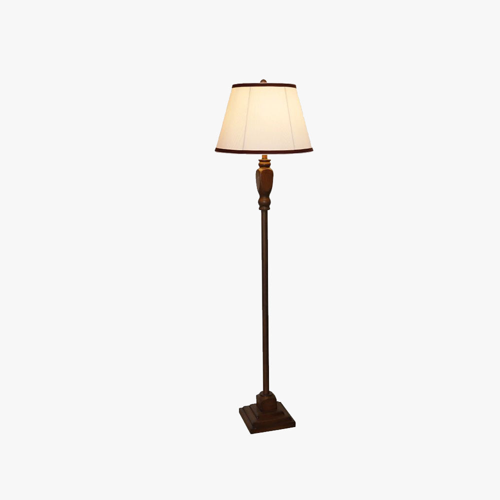 Tiffany Moderni LED Marrone Lampade da Terra Metallo Tessuto Soggiorno/Camera da Letto