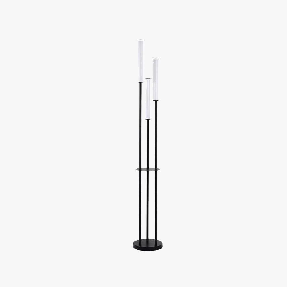 Tiffany Minimalismo LED Lineare Lampade da Terra Nero Metallo Acrilico Soggiorno/Camera da Letto/Sala Studio