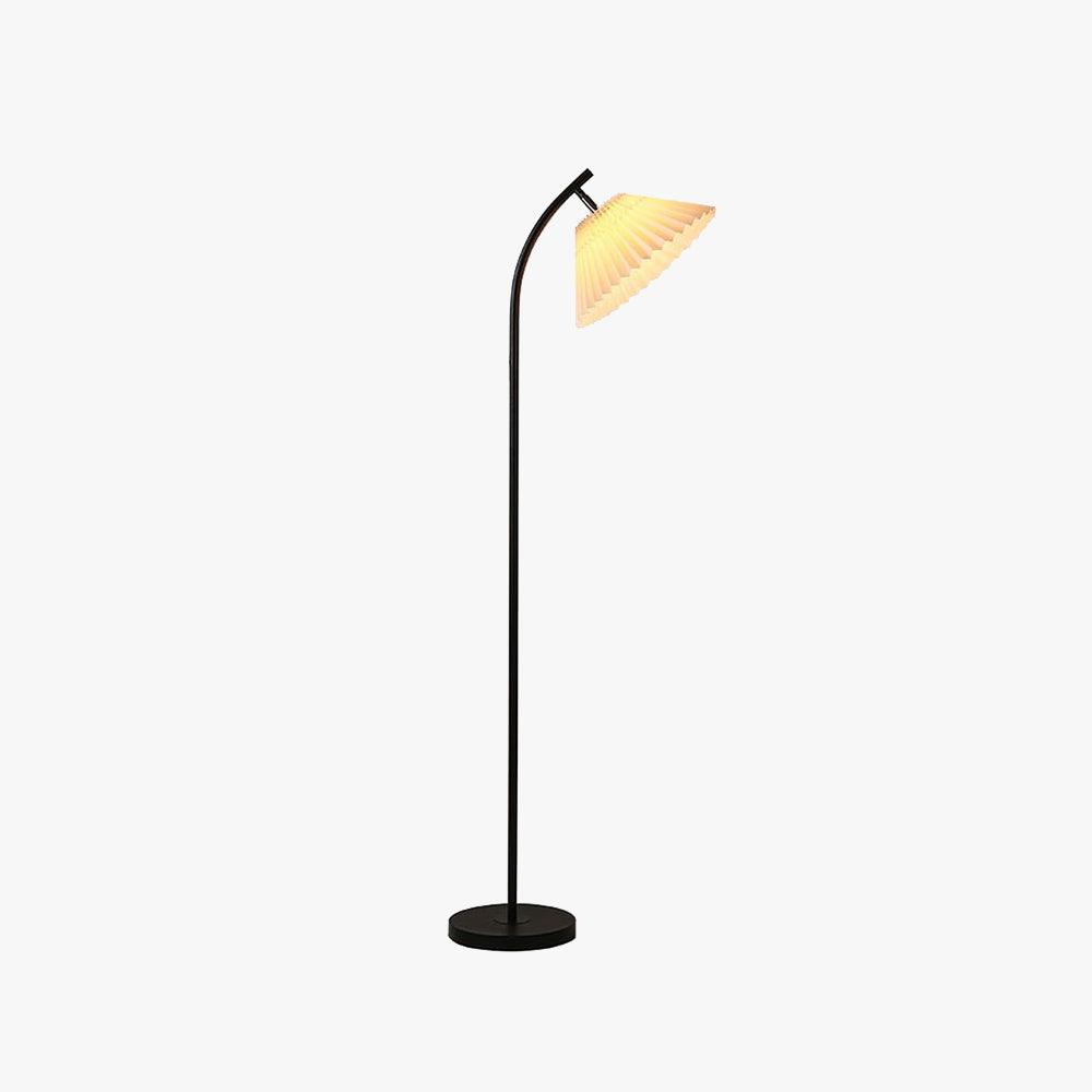 Muto Moderne Plissettato Design LED Lampade da Terra Metallo/Tessuto Soggiorno