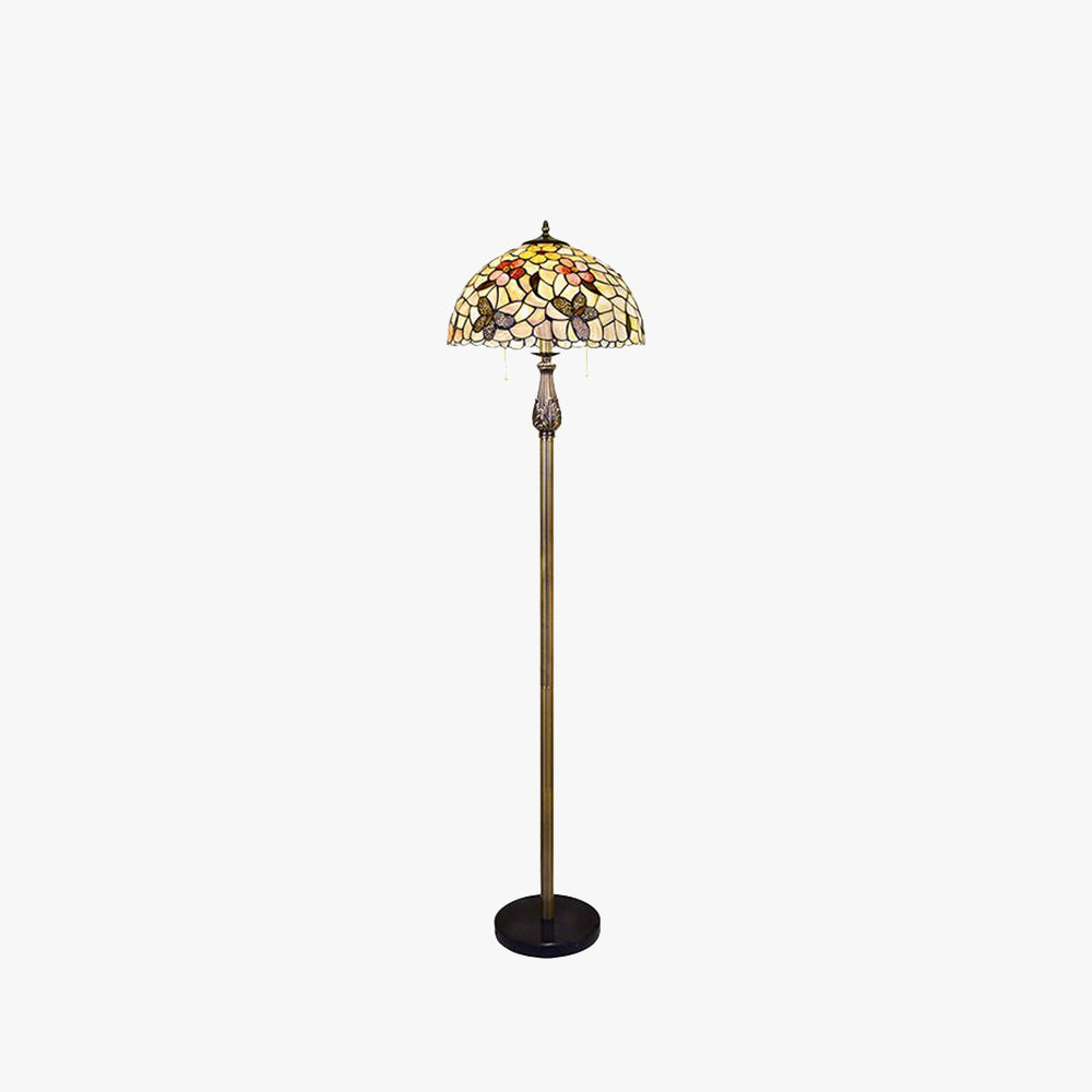Silva Speciale LED Lampade da Terra Vintage Farfalla Fiore Metallo Colorato Soggiorno/Camera da Letto