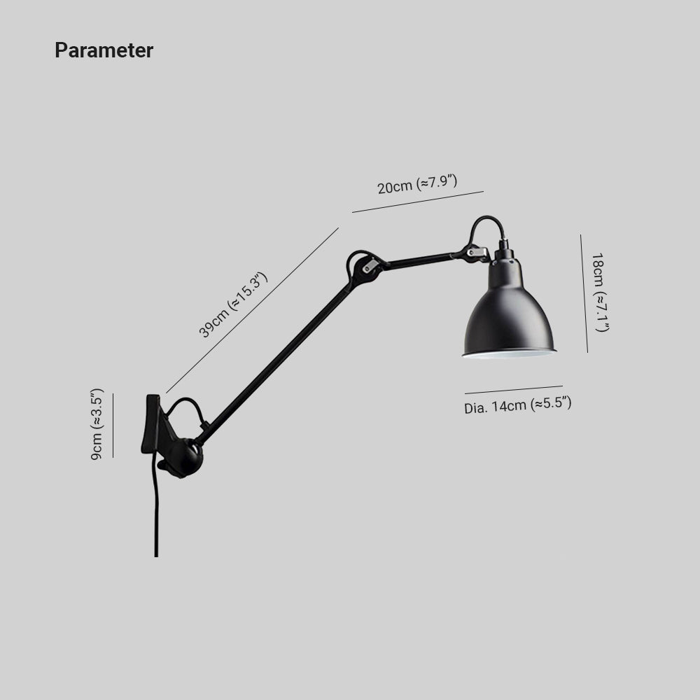 Epoch Moderno Minimalista LED Applique Metallo Regolabile Soggiorno/Camera da Letto