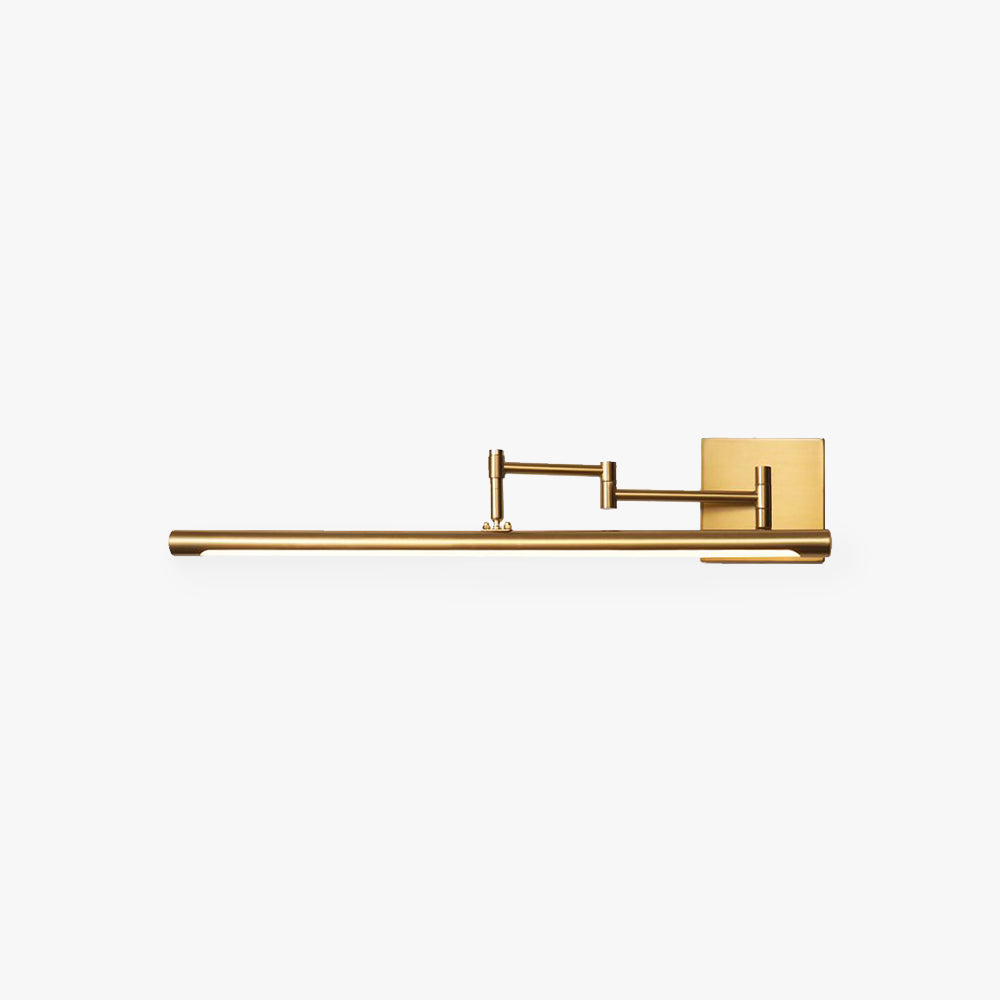 Arisha Moderno Classico LED Applique Metallo Oro Specchio Bagno