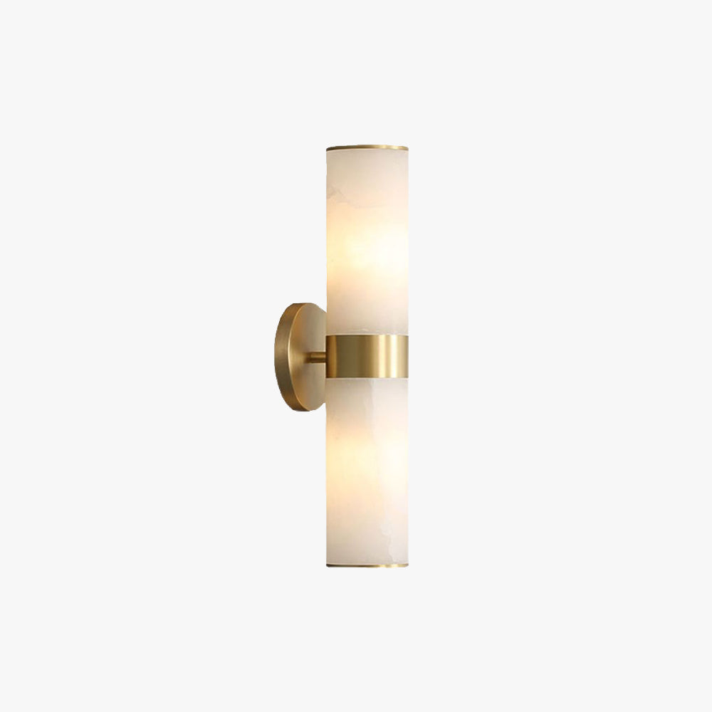 ArishaModerno LED Applique Doppio Intestazione Metallo Pietra Ottone Soggiorno/Camera da Letto/Bagno
