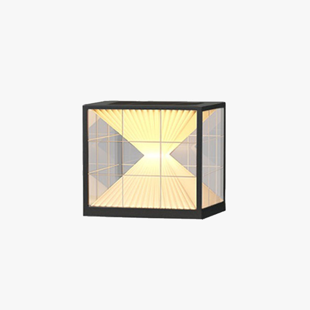 Ray Montaggio Piramide Solare Metallo/Acrilico Lampade da Esterno