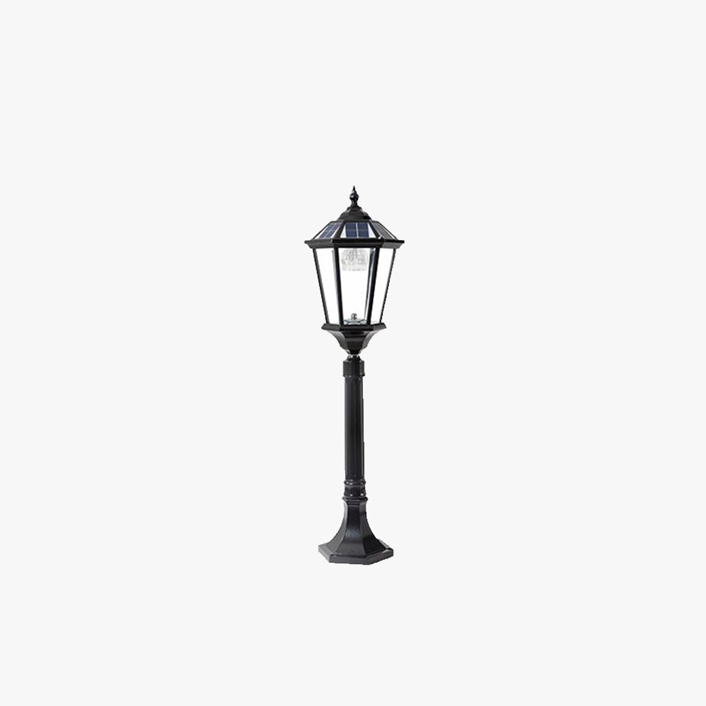 Ray Moderno Lanterna Solare Vetro Lampade da Esterno
