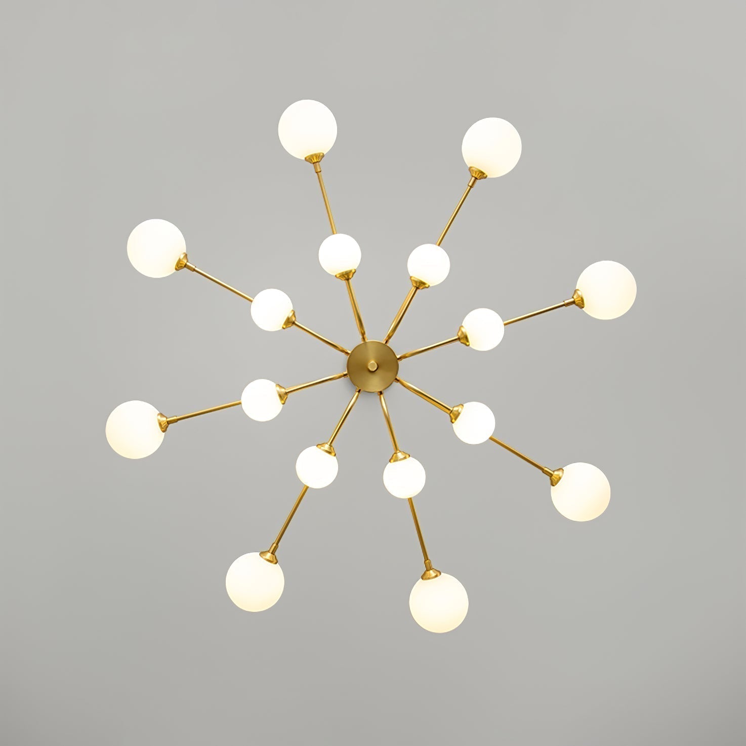 Aurora Chandelier Globe Arm Modern - Blowlighting