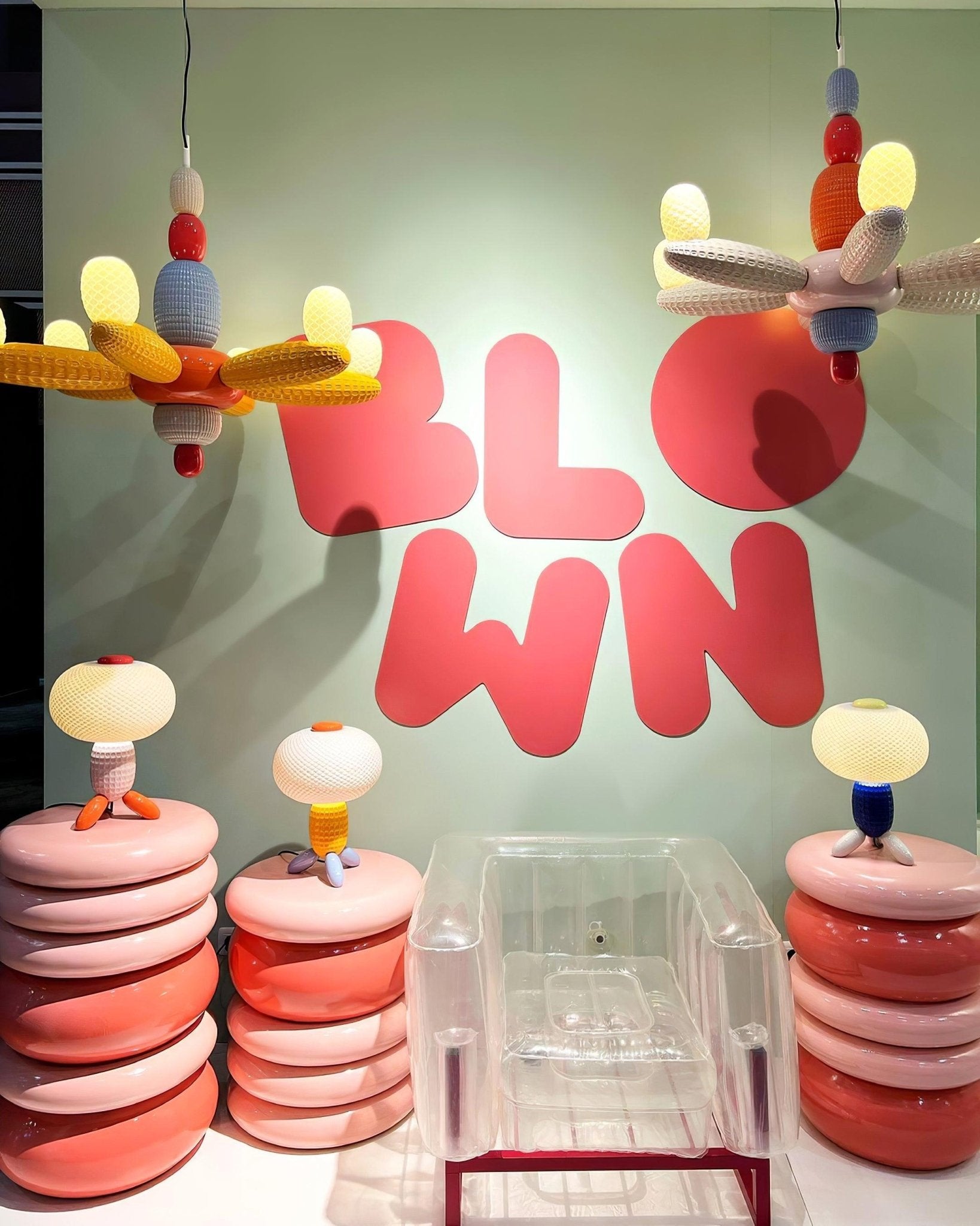 Balloons Chandelier - Blowlighting