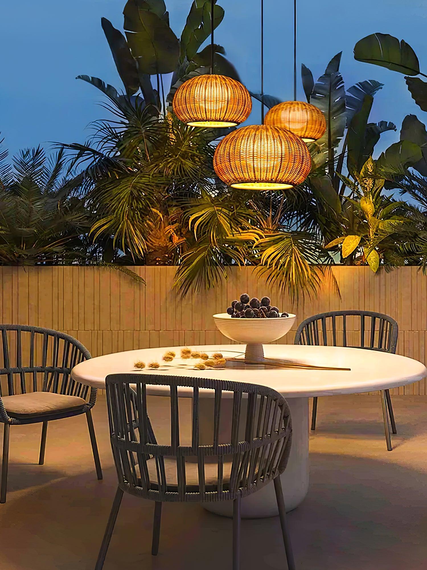 Adam Vintage Bamboo Pendant Light - Blowlighting