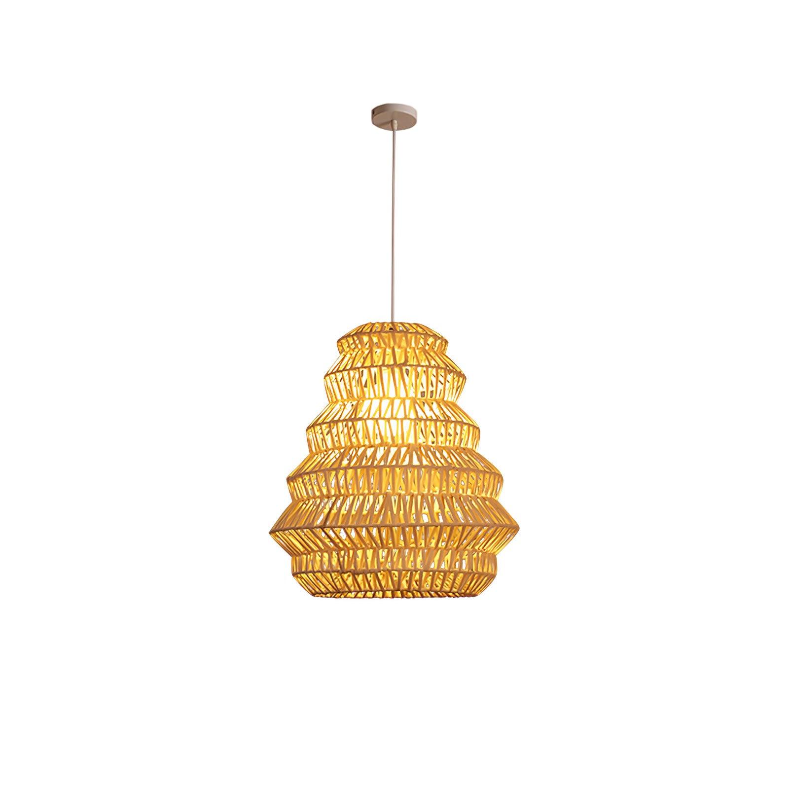 Bamboo Spiral Pendant Lamp - Blowlighting