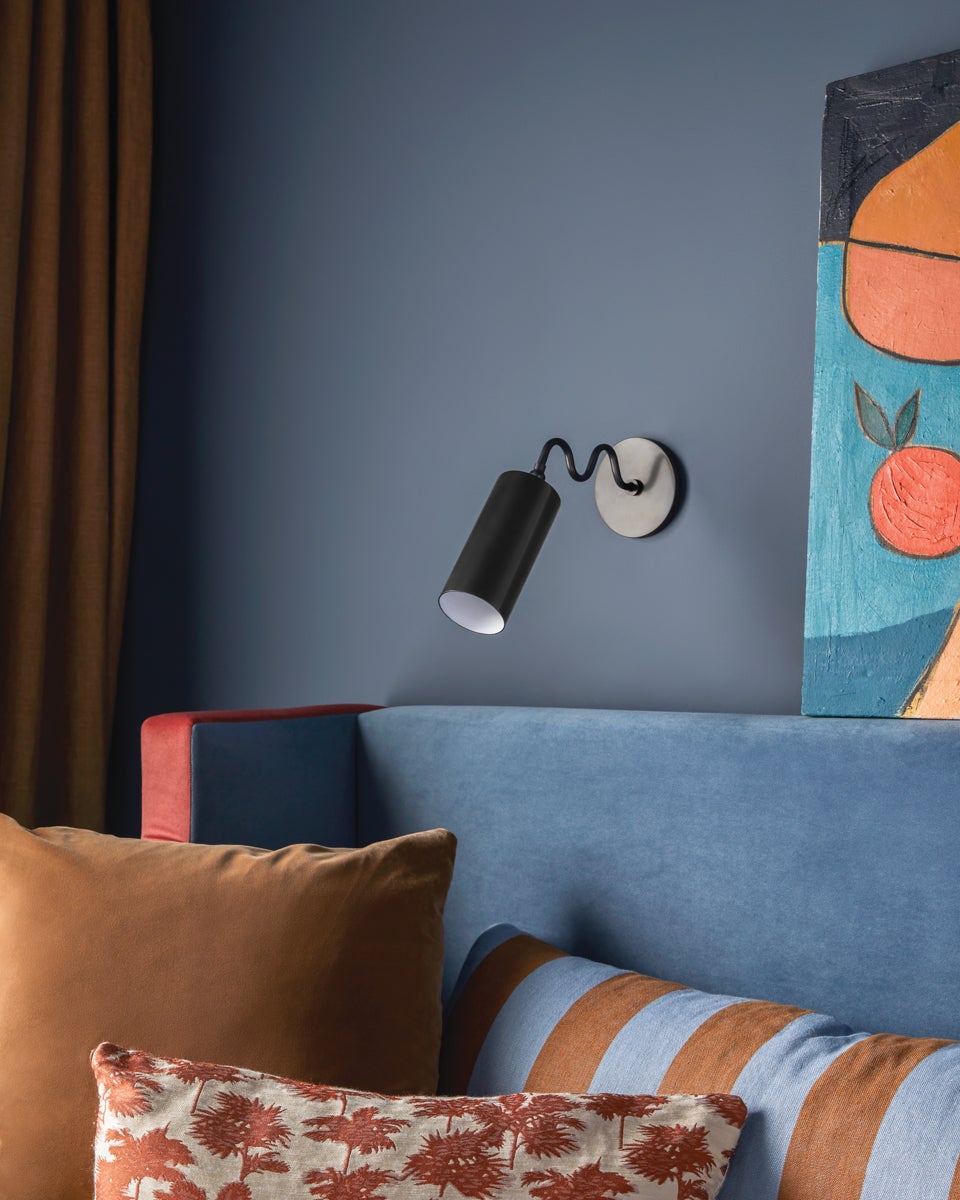 Vatnuvyu Modern Minimalist Fabric Metal Wall Lamp - Lamp Copper