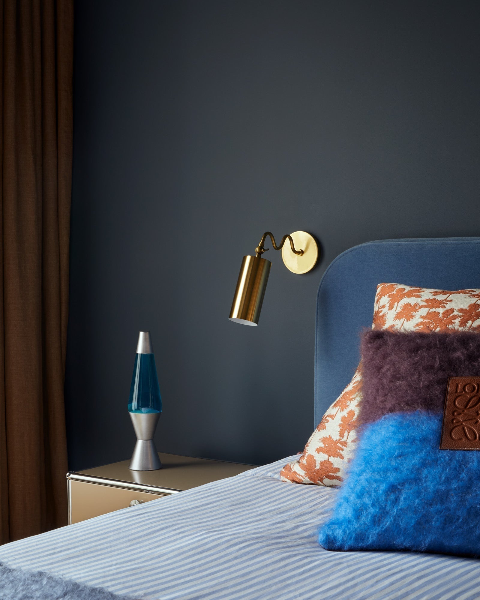 Vatnuvyu Modern Minimalist Fabric Metal Wall Lamp - Lamp Copper