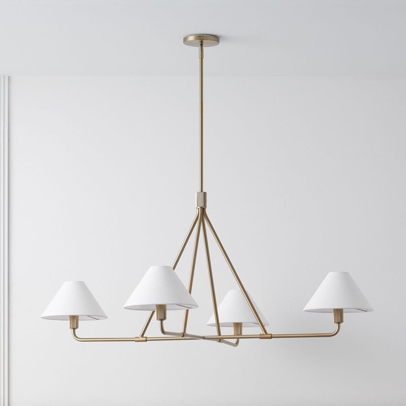 Aurora Chandelier Cone Shade Minimalist - Blowlighting