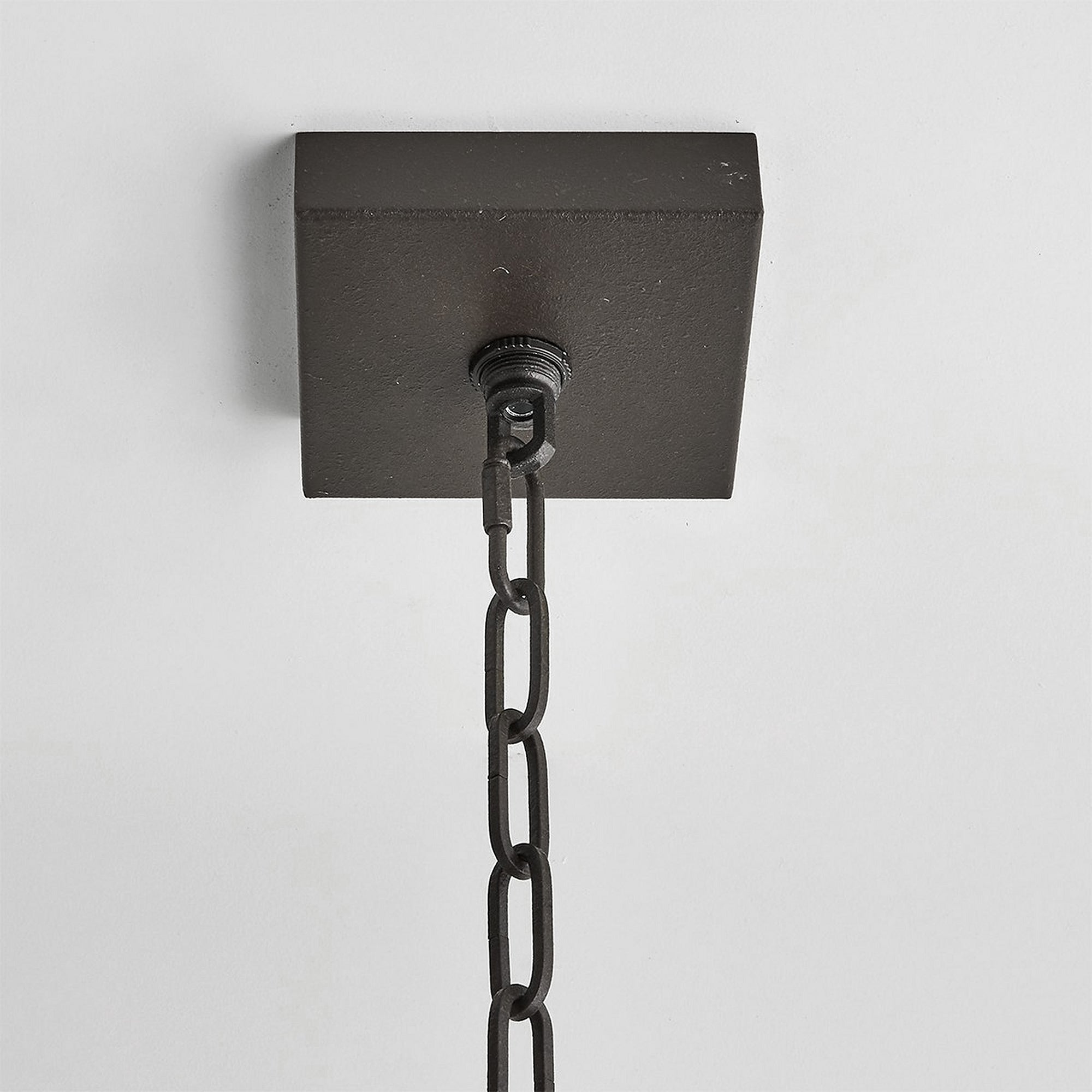 Xenuvyu Modern Minimalist Industrial Black Metal Lantern Pendant Lamp - Lamp Copper