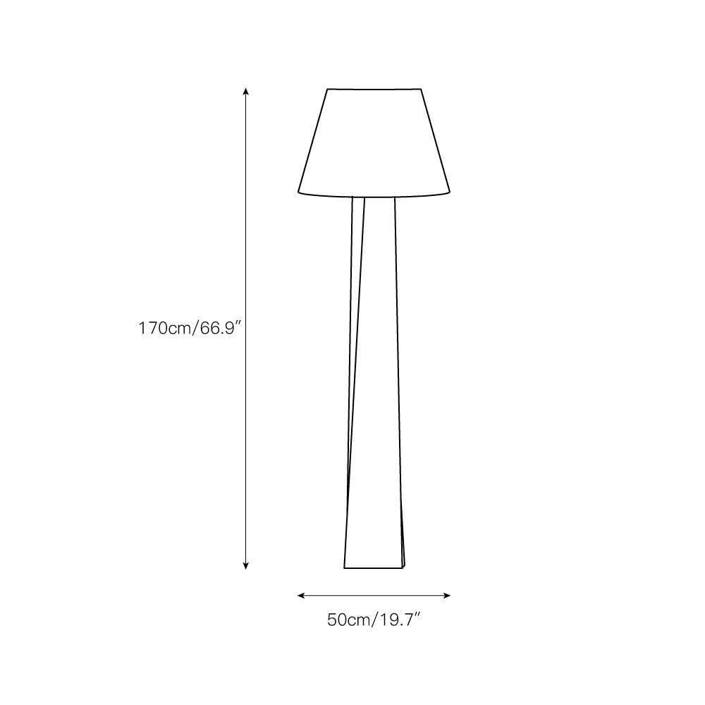 Beke Floor Lamp - Lamp Copper