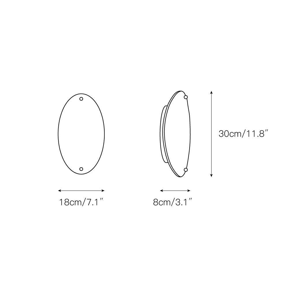 Yrvuvyu Modern Minimalist Alabaster Marble Wall Lamp - Lamp Copper