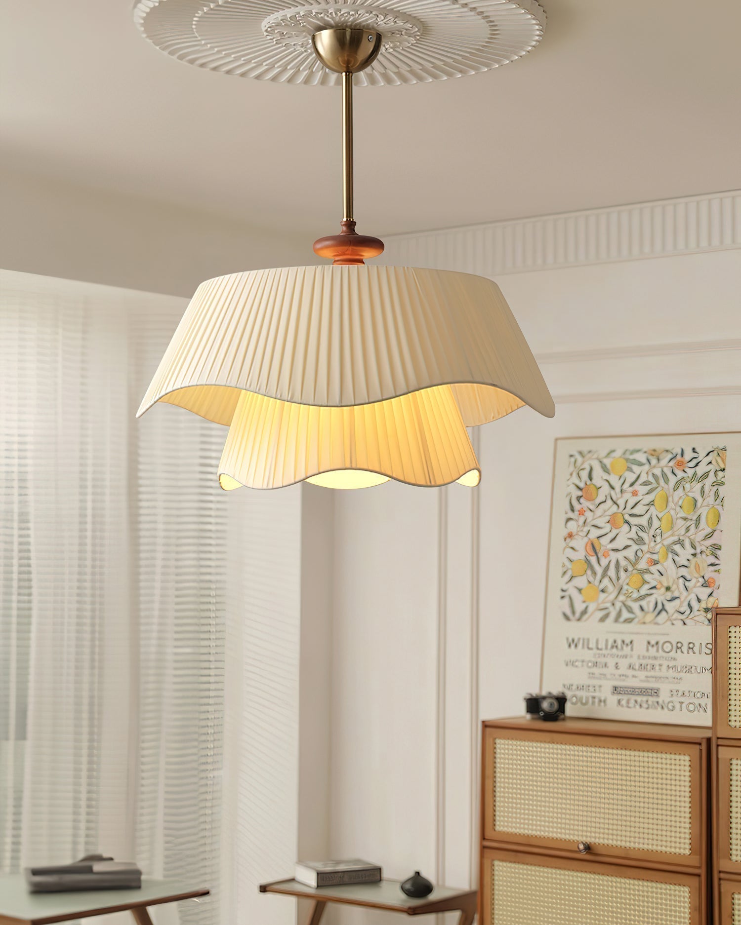 Aphais Premium Elegance Wood Metal Pendant Lamp - Blowlighting