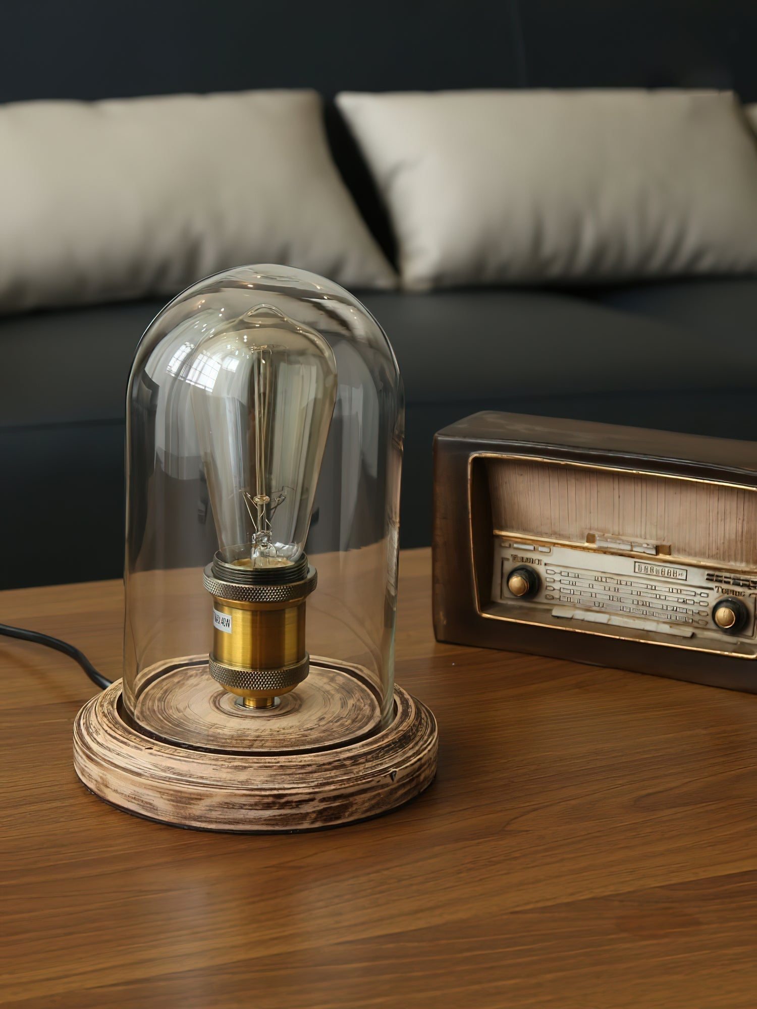 Bell Jar Table lamp - Lamp Copper