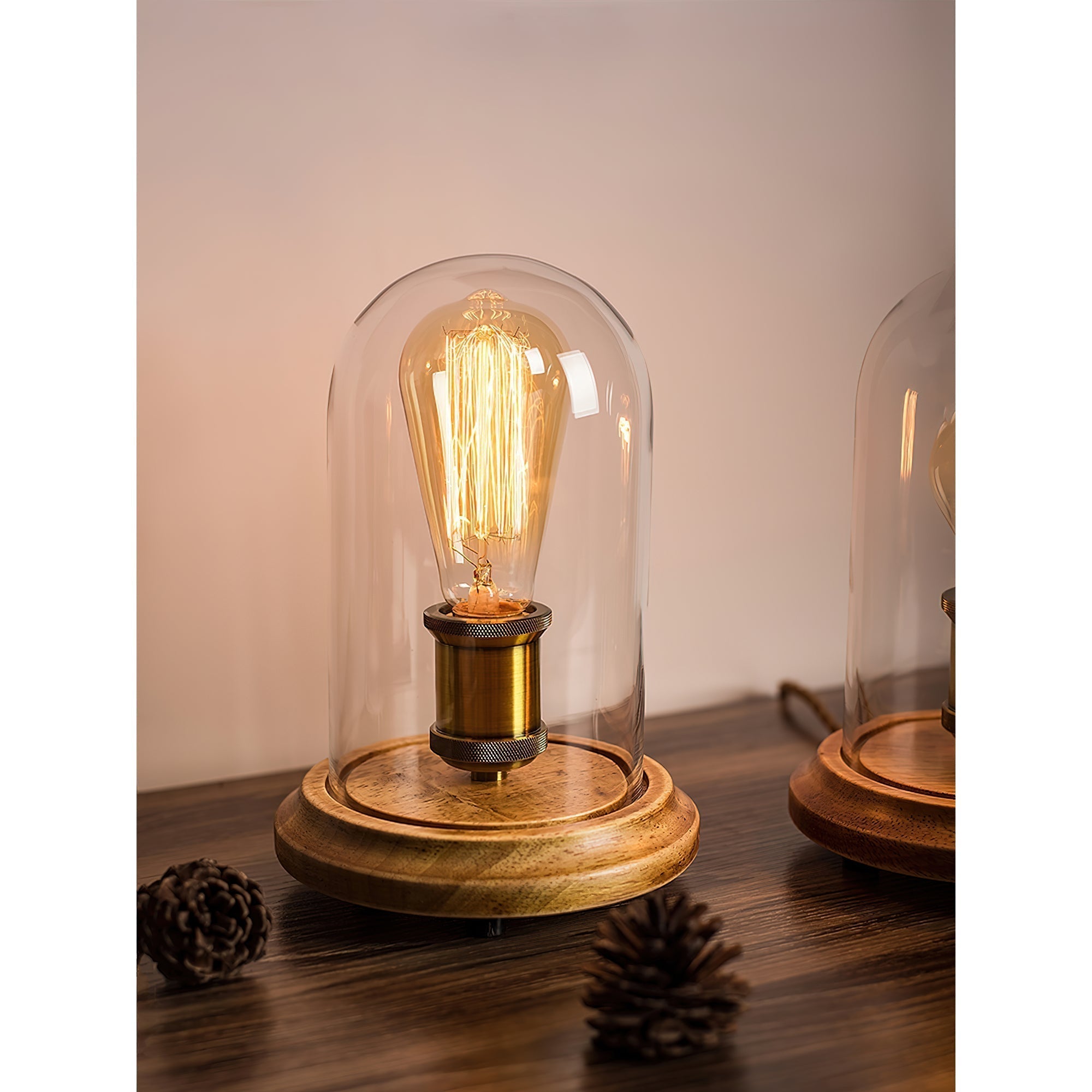 Bell Jar Table lamp - Lamp Copper