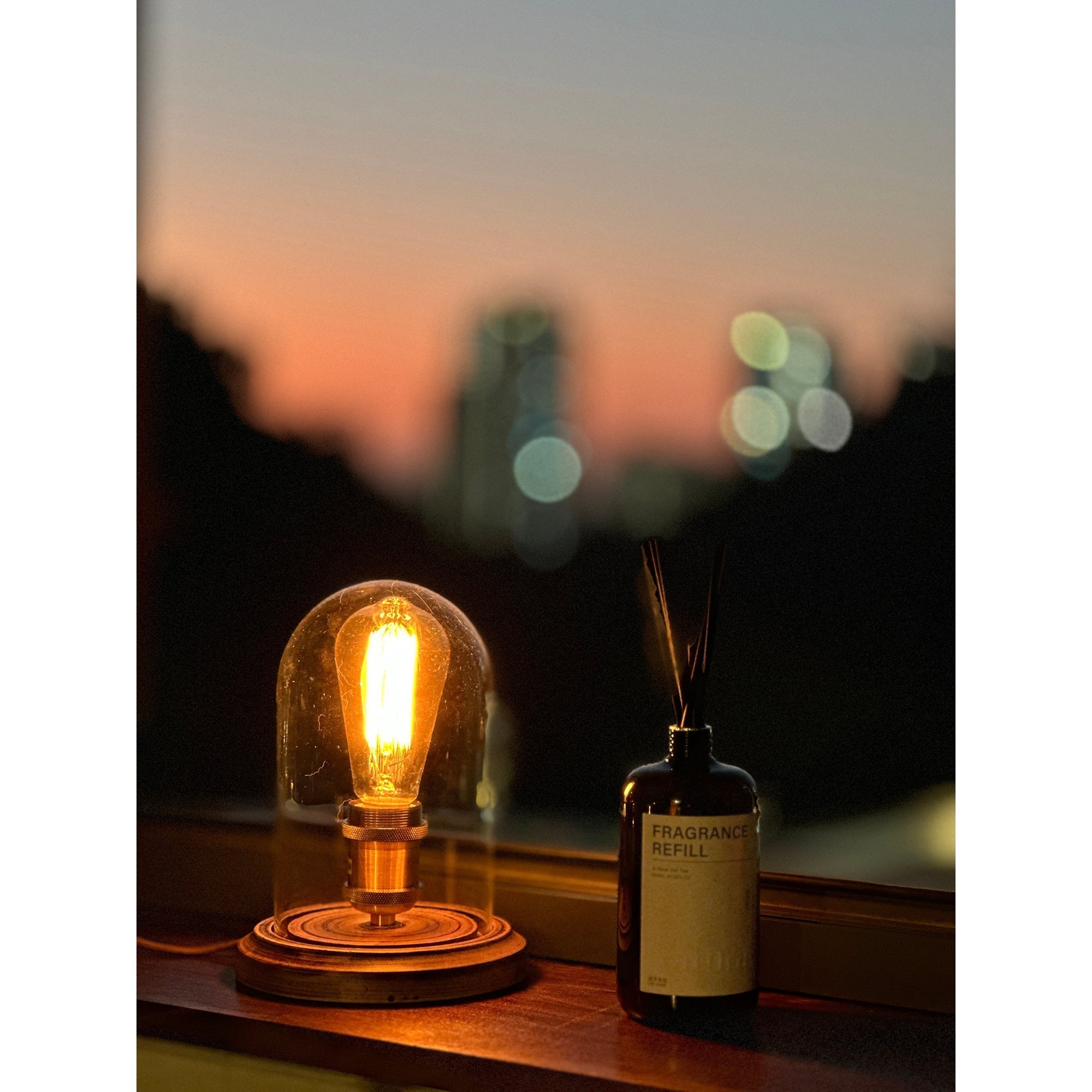 Bell Jar Table lamp - Lamp Copper