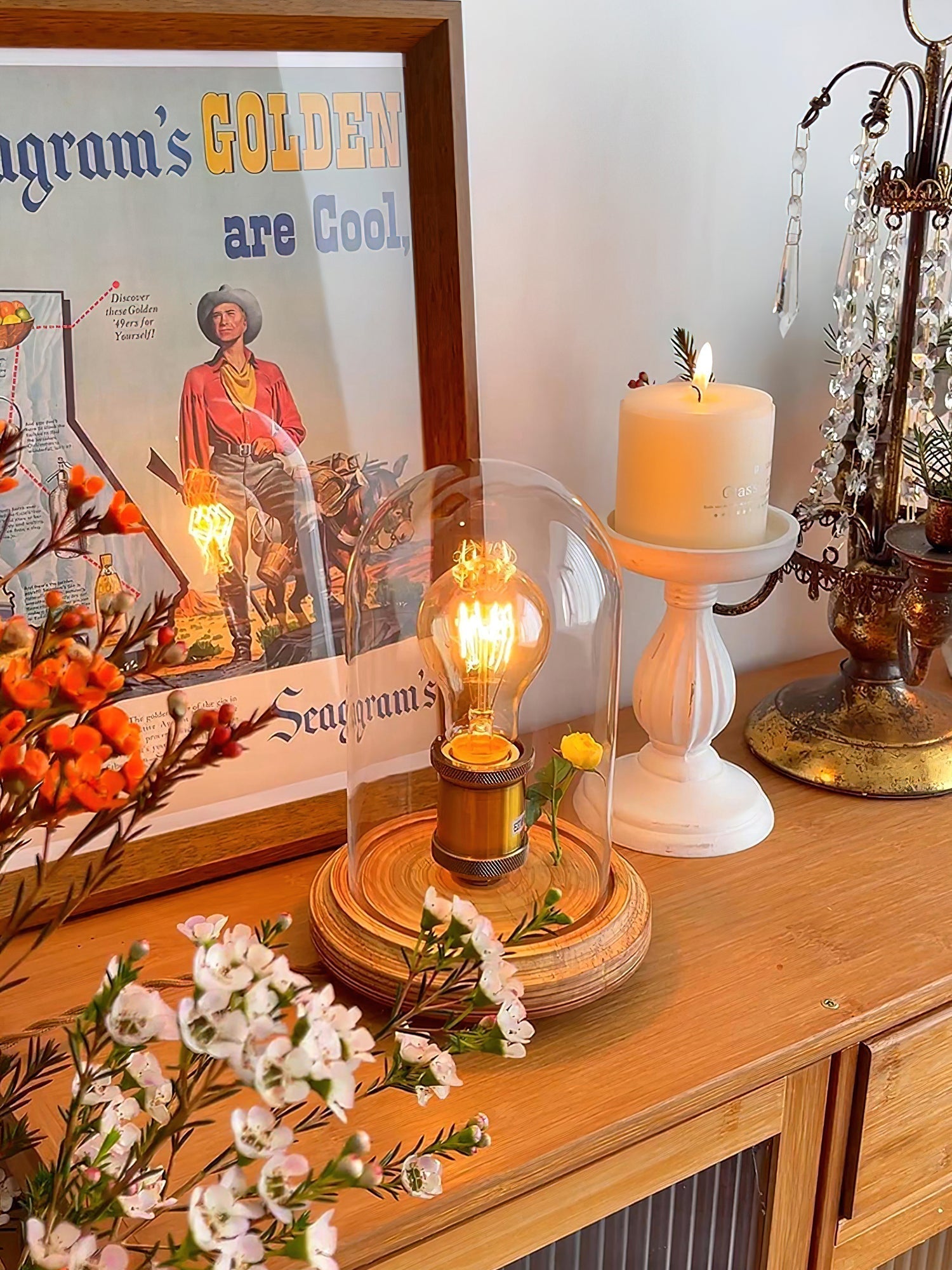 Bell Jar Table lamp - Lamp Copper