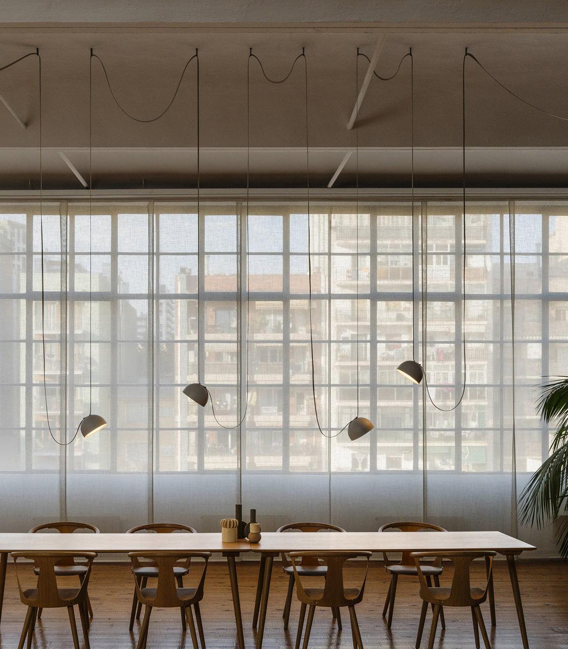 Belts Combination Canvas Pendant Light - Blowlighting