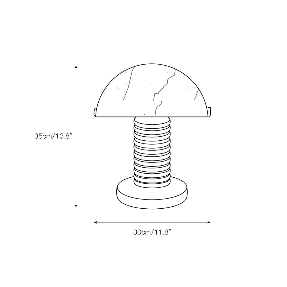 Ben Swildens Table Lamp - Lamp Copper