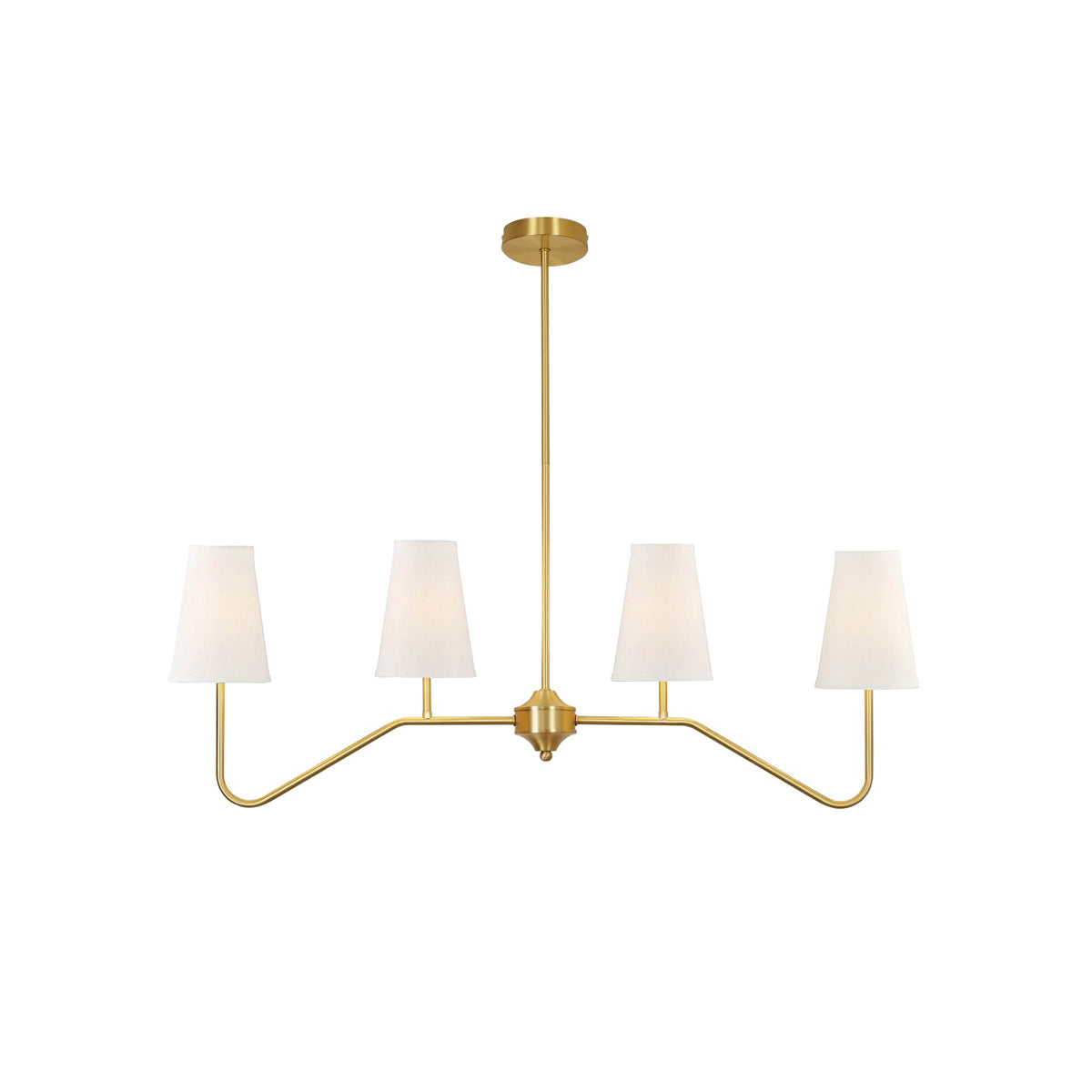 Avvenora Vintage Industrial Brass Fabric Pendant Lamp - Lamp Copper