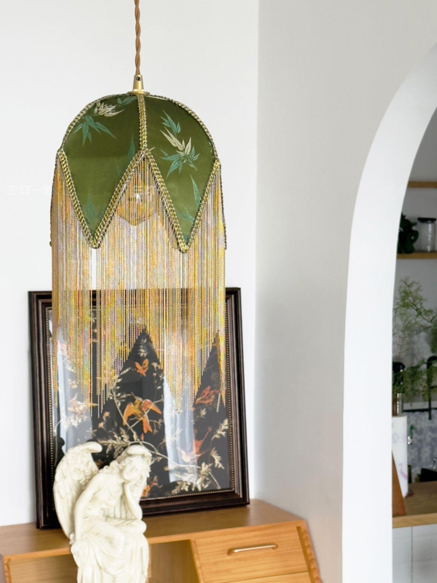 Bette Fringed Pendant Lamp - Blowlighting