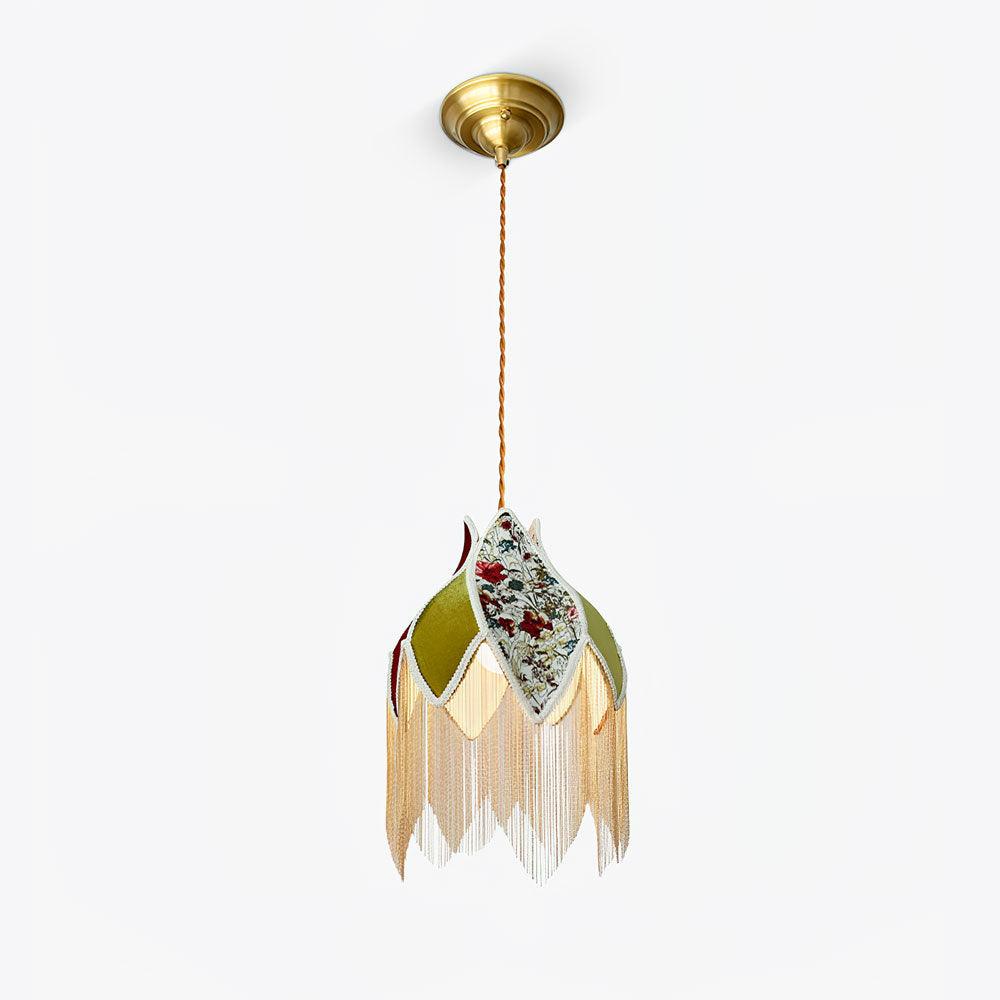 Bette Fringed Pendant Lamp - Blowlighting