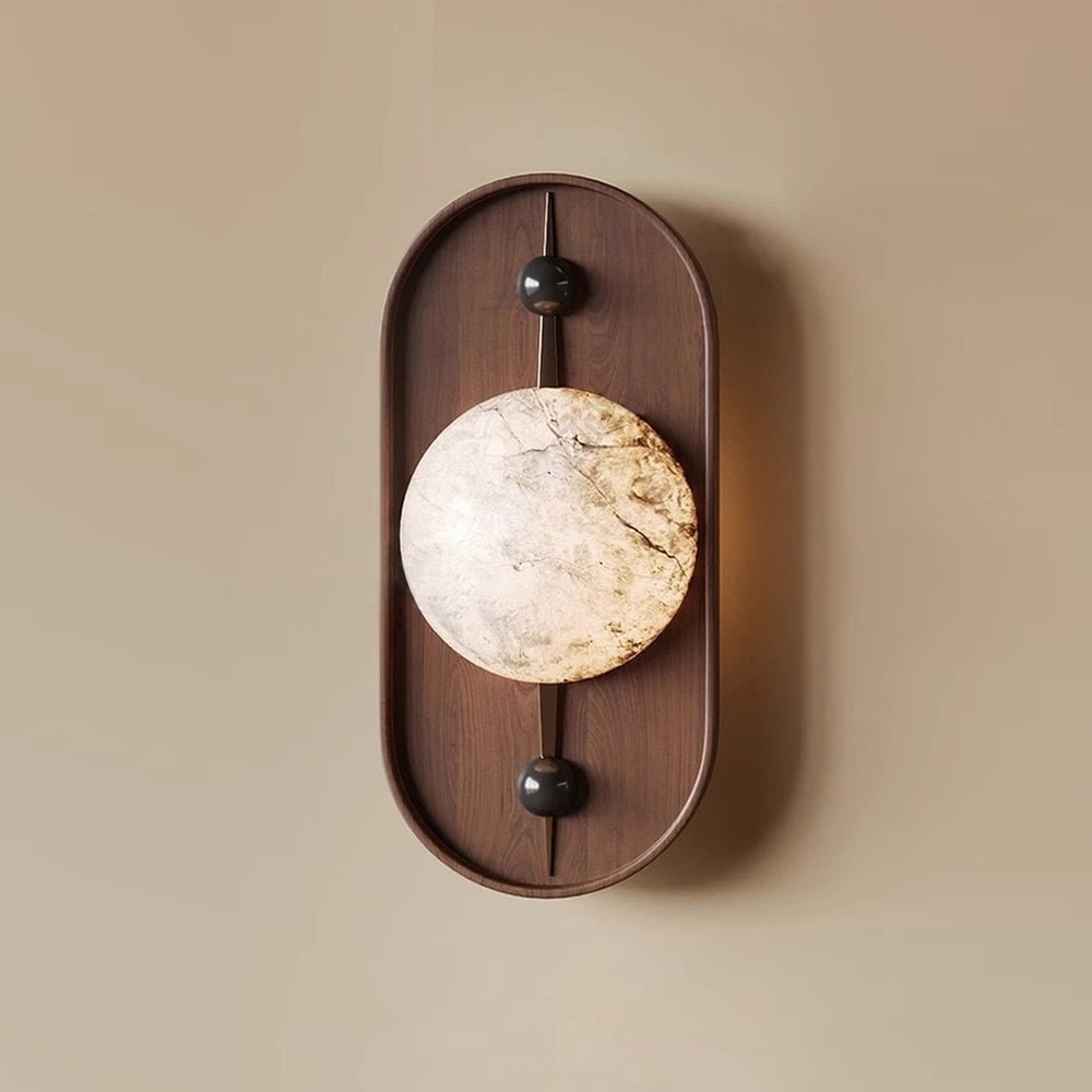 Mylaearae Orb Alabaster Wall Light - Blowlighting