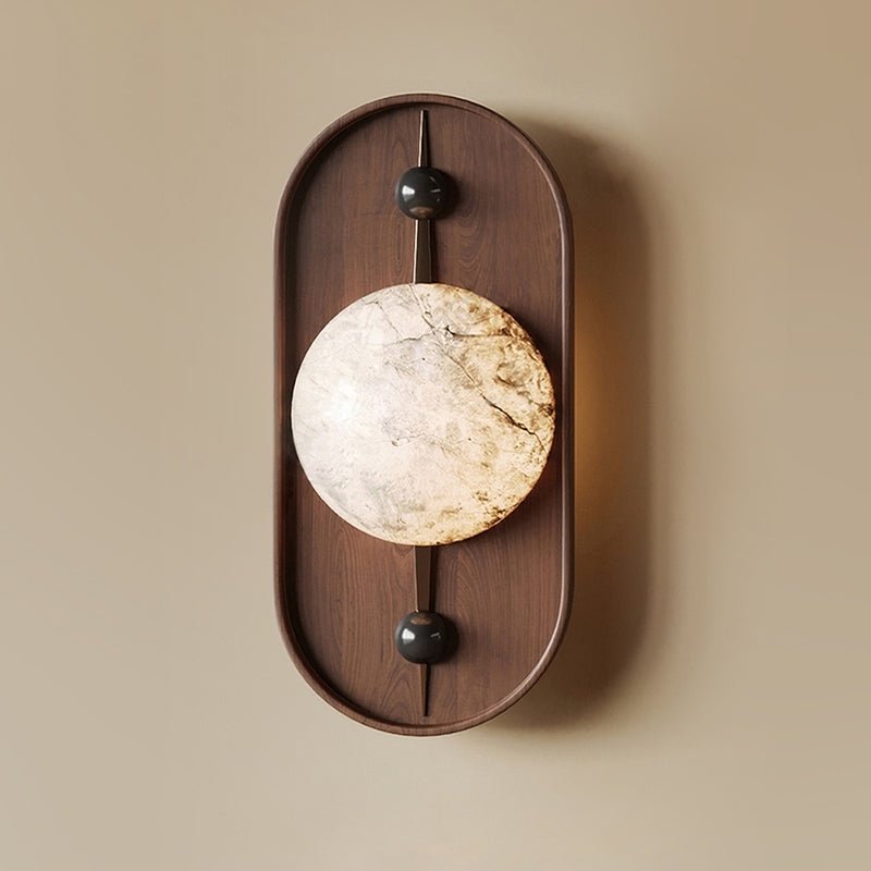 Mylaearae Orb Alabaster Wall Light - Blowlighting