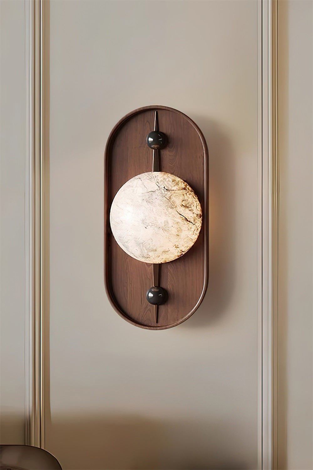 Mylaearae Orb Alabaster Wall Light - Blowlighting