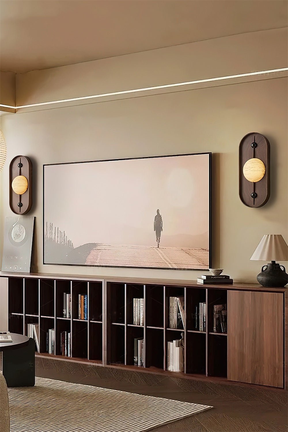 Mylaearae Orb Alabaster Wall Light - Blowlighting