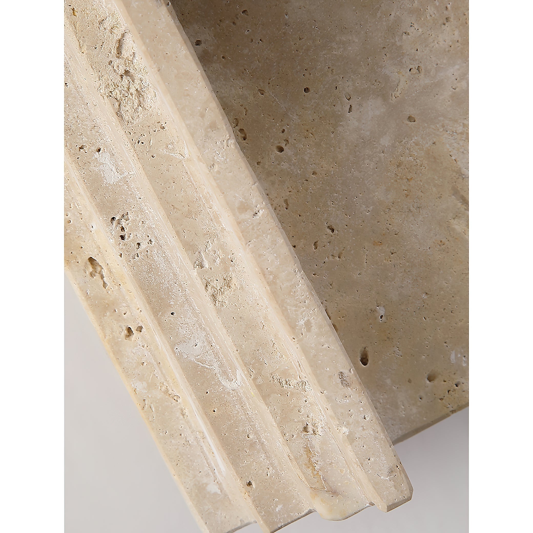 Mjolkuvyh Modern Minimalist Travertine Wall Lamp - Lamp Copper