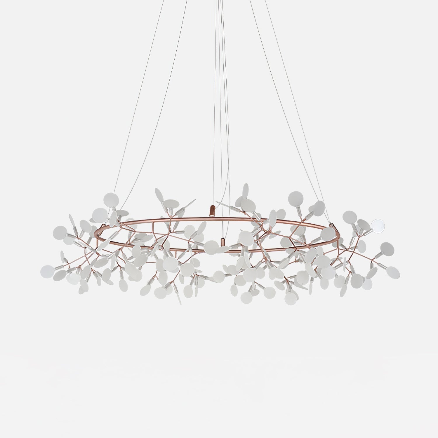 Olivia Unico LED Lampade a Sospensione Rotondo Art D'eco Lucciola Soggiorno/Camera da letto