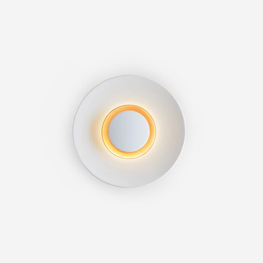 Wall Light Metal Halo Integrated LED Gold Ring Modern Minimalist - Letslighting