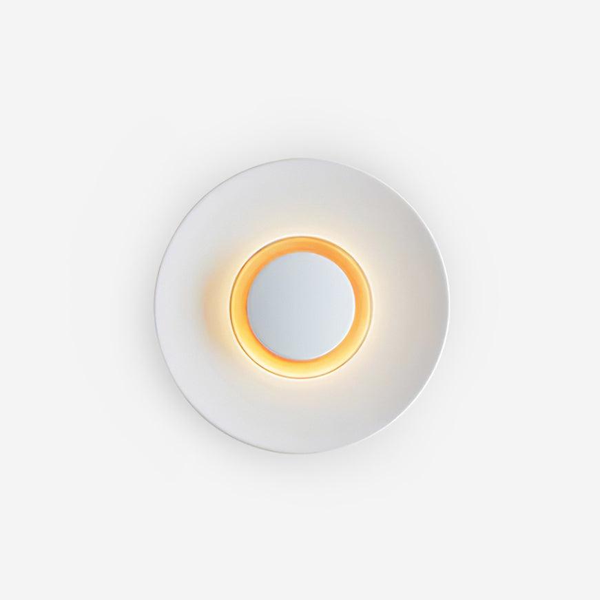 Wall Light Metal Halo Integrated LED Gold Ring Modern Minimalist - Letslighting