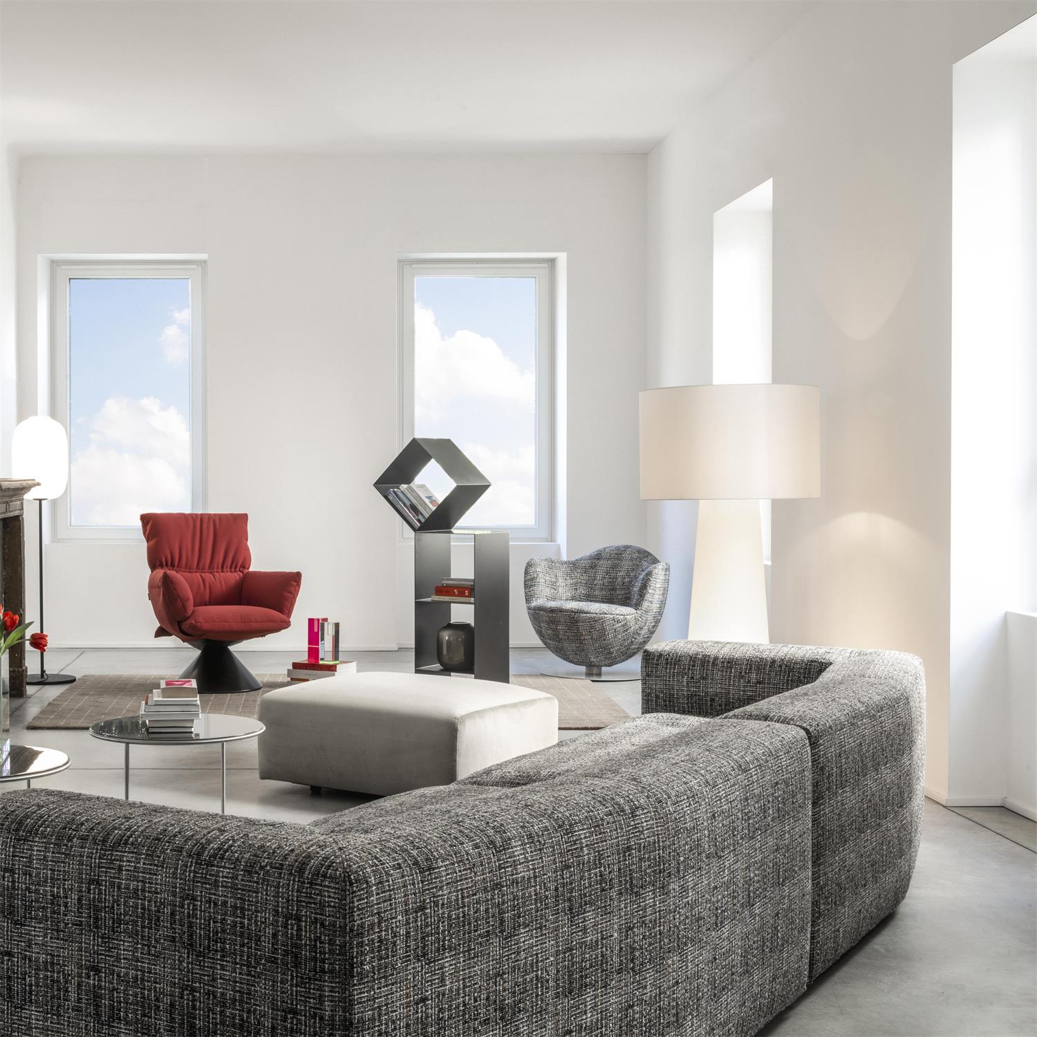 Big Shadow Floor Light - Lamp Copper