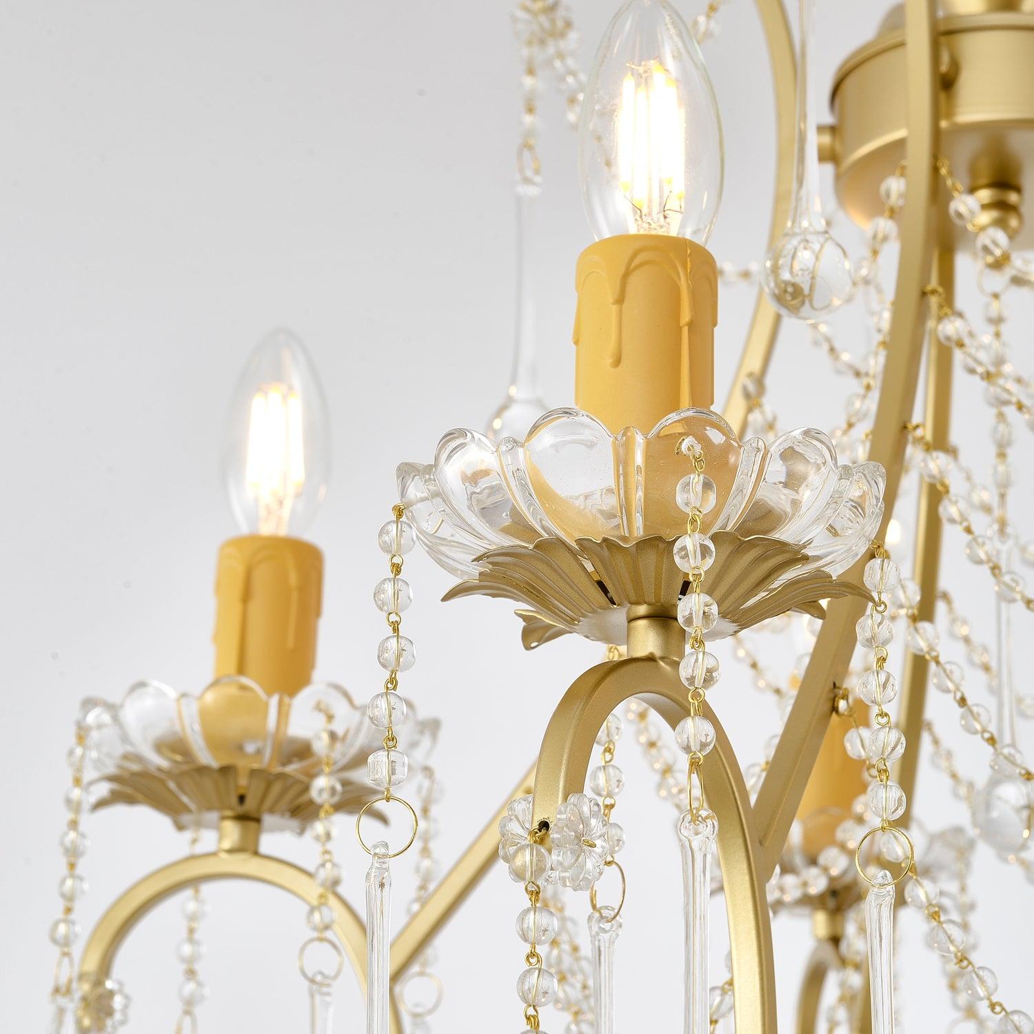 Birdcage Chandelier - Blowlighting