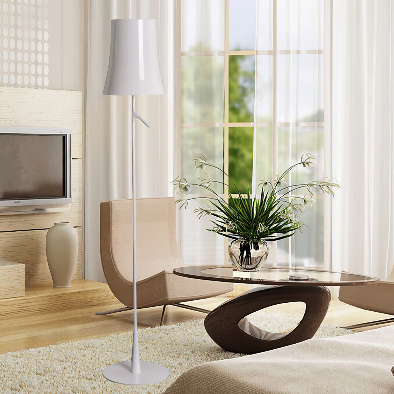 Birdie Floor Lamp - Lamp Copper