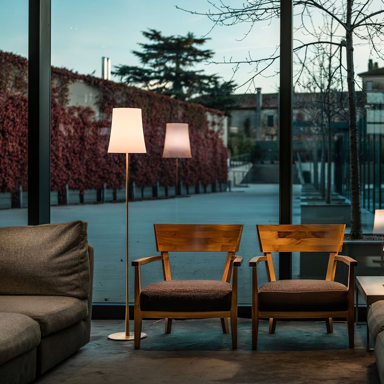 Birdie Floor Lamp - Lamp Copper