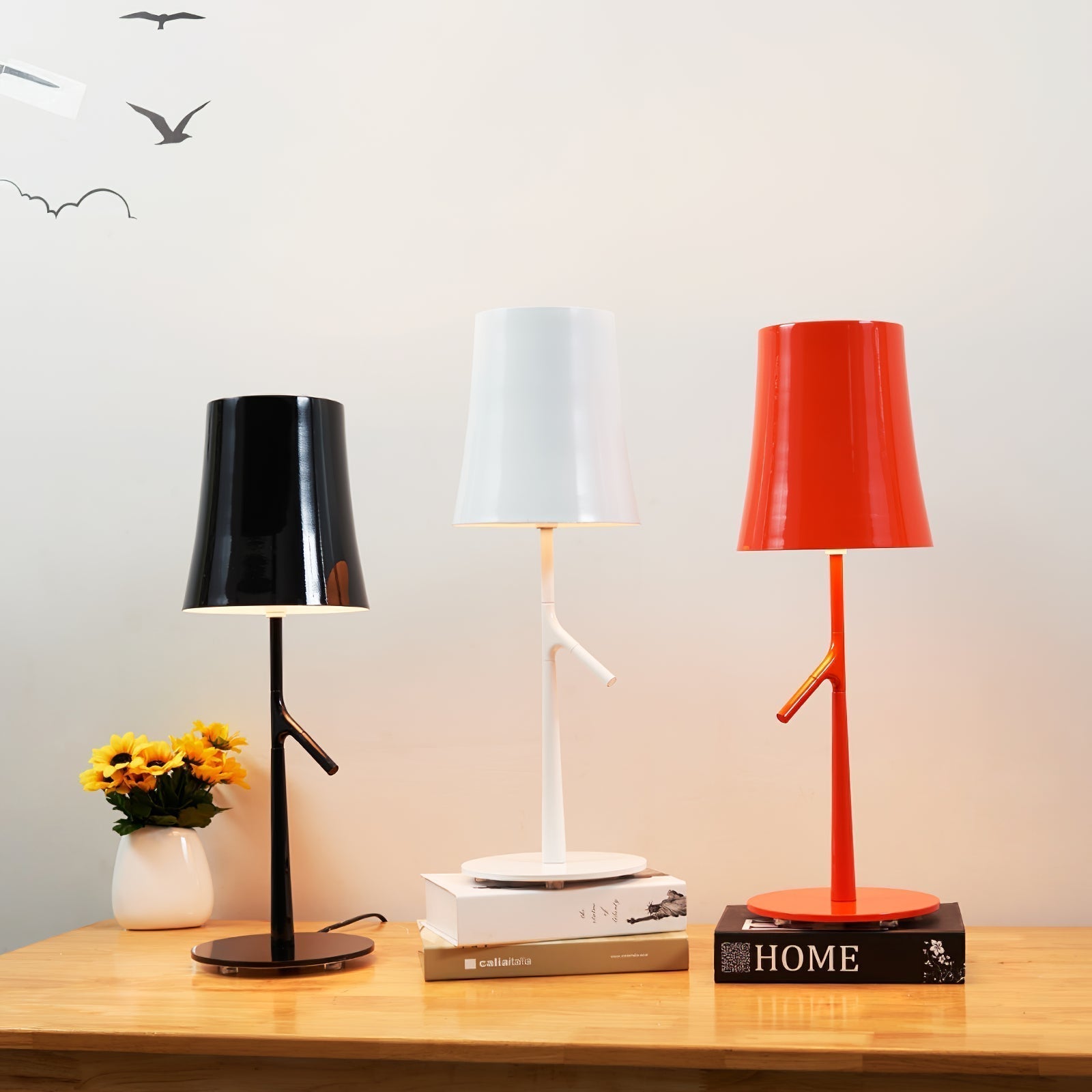 Birdie Table Lamp - Lamp Copper