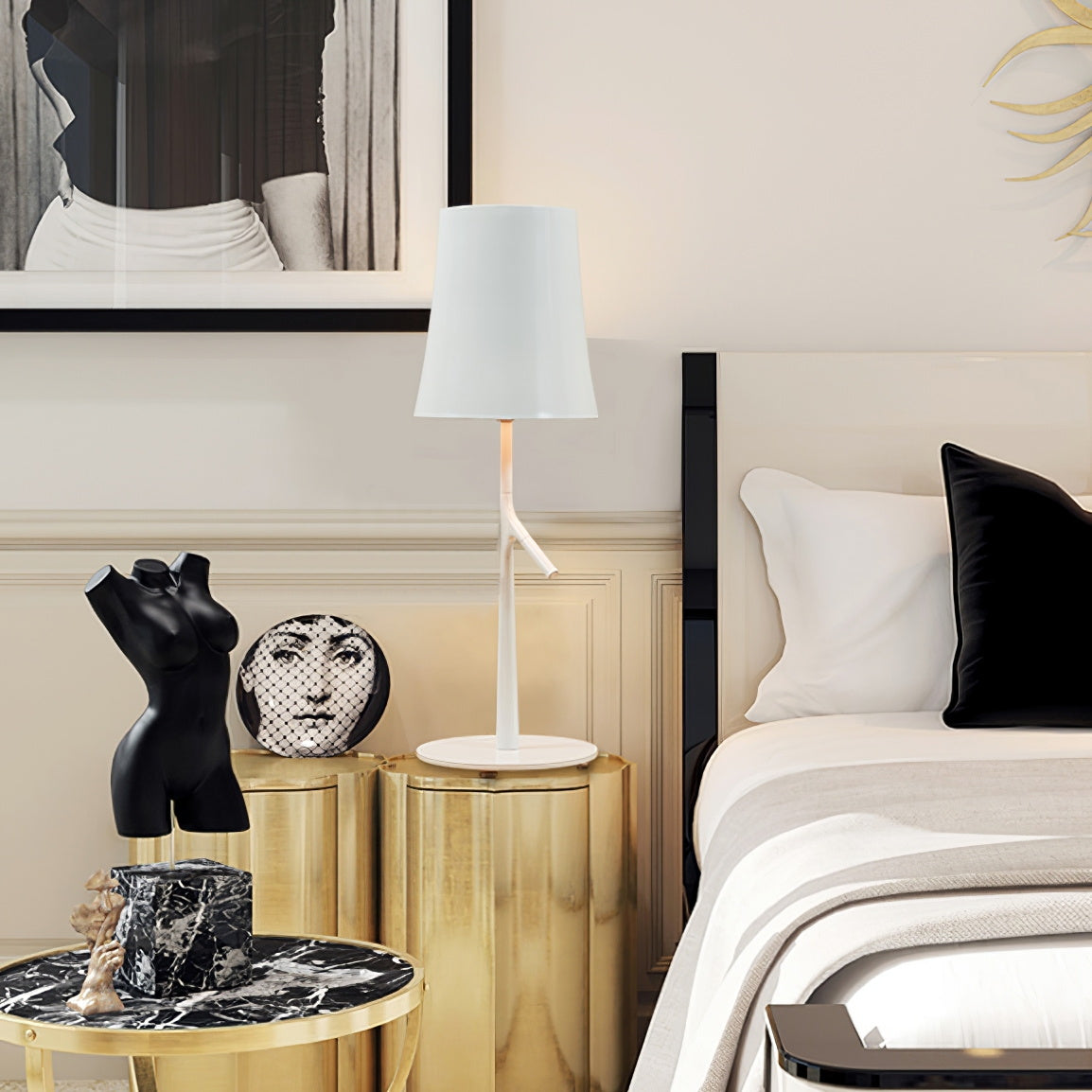 Birdie Table Lamp - Lamp Copper